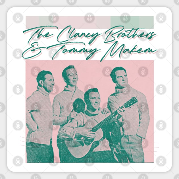 The Clancy Brothers & Tommy Makem Sticker by unknown_pleasures